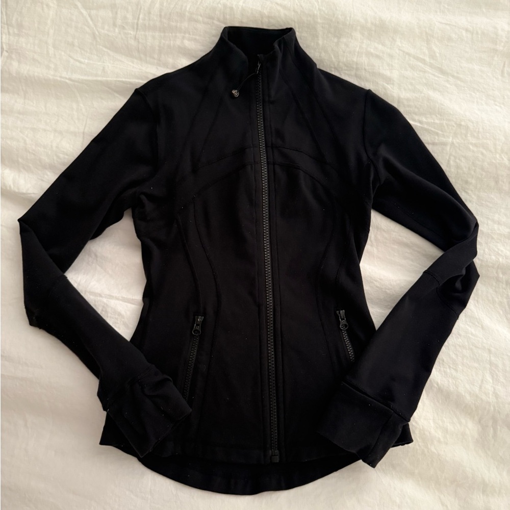 Lululemon Black Full Zip Fitted Classic Jacket